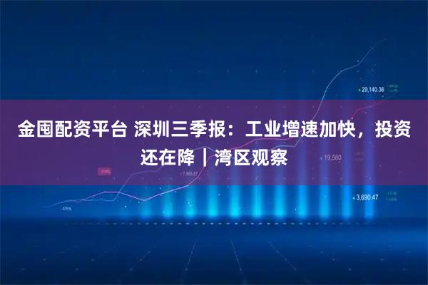 金囤配资平台 深圳三季报：工业增速加快，投资还在降｜湾区观察